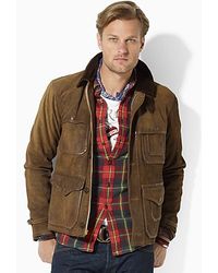 Men S Ralph Lauren Leather Jackets From 185 Lyst Ralph Lauren Elk Leather Thicket Jacket Lyst