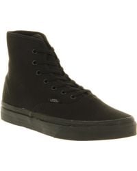 vans authentic hi black