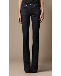Burberry Chelsea Indigo Bootcut Jeans - Blue