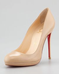 christian louboutin exagona glitter platform pump - Bavilon Salon  