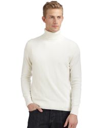 calvin klein men's merino wool turtleneck sweater