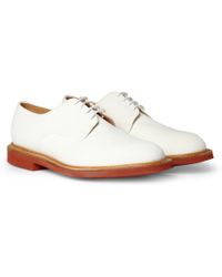 Mark McNairy New Amsterdam Suede Derby Shoes - White