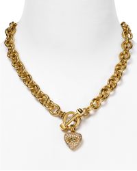 juicy couture black heart necklace