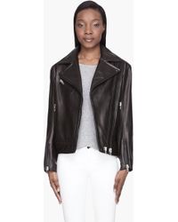 rag and bone black leather jacket