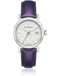 Burberry Lady Watch - Purple