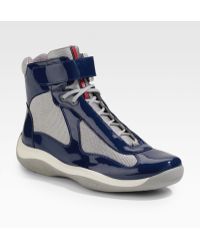 prada high top trainers