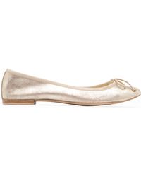 mango leather flats