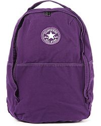 converse purple backpack