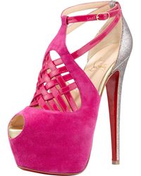 christian louboutin pigalle spikes grenadine - Obsidian Wellness ...  