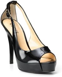 guess high heels black