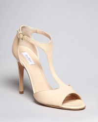 Max Mara Peep Toe Sandals Vipera High Heel - Pink