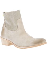 Zadig & Voltaire Teddy Ankle Boot - Natural