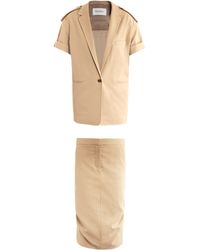 Max Mara Mayaca Skirt Suit - Brown