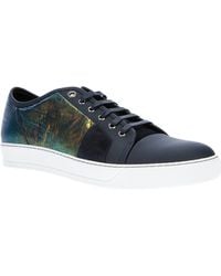 lanvin iridescent sneakers