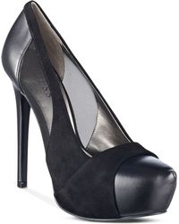 guess platform pumps