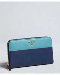 prada zipped continental wallet  