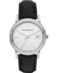 burberry leather watches