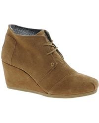 toms wedge ankle boots