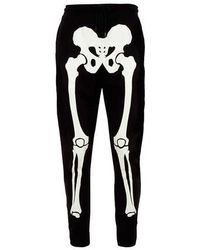 skeleton jogger pants
