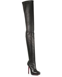 thigh high louboutins