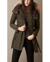 burberry womens parka