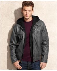 Calvin Klein Leather jackets for Men | Online Sale up to 69% off | Lyst