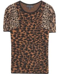 Alyssa Milano wears Prorsum Animal Jacquard ()