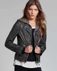 doma leather bomber jacket