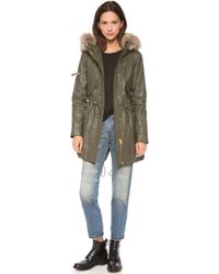 sam fur lined parka