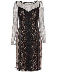 Alice By Temperley Lilianna Pencil Dress - Black