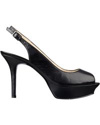 nine west open toe heels