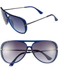 Michael Michael Kors Camila 60mm Sunglasses in Blue (Turquoise) | Lyst