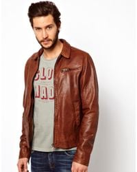 nudie leather biker jacket