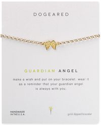 Dogeared Guardian Angel Bracelet - Metallic