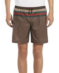 Men's Gucci Swim trunks and swim shorts | Lyst