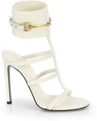 Gucci caged heels clearance