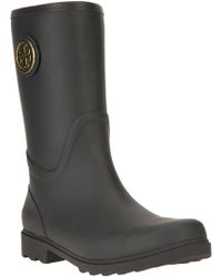 tory burch rain boots size 9