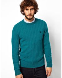 jack wills cable knit jumper mens