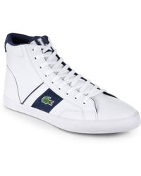 lacoste high top sneakers