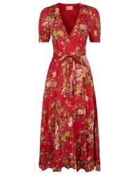 Denim & Supply Ralph Lauren Floral Wrap Dress - Red