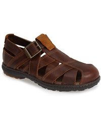 Timberland Granite Trail T Back Sandals in Brown for Men (dark brown ...