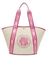 Moynat Oh! Little Tote Bag Ribbon in Blue