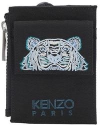 KENZO Porte cartes portable - Vert