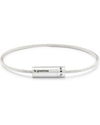 Le Gramme - Bracelet câble le 7g en argent poli - Lyst