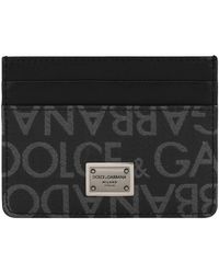 Dolce & Gabbana - Jacquard Card Holder - Lyst