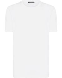 Dolce & Gabbana - Cotton T-Shirt With Logo - Lyst