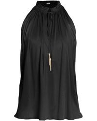 Balmain - Draped Top - Lyst