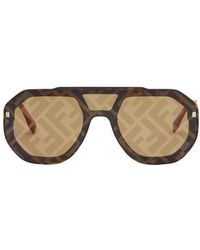 fendi round sunglasses men