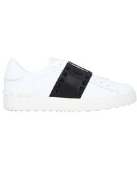 valentino white and black sneakers