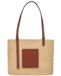 Loewe Leather Basket Small Bag - Lyst